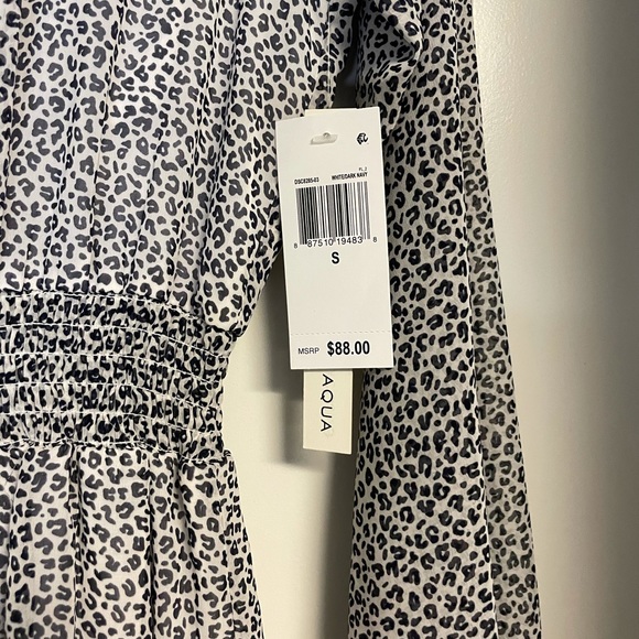 Aqua Dresses Bloomingdales Aqua Printed Leopard Short Dress Poshmark